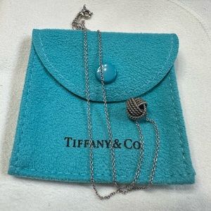 Tiffany and Co sterling silver pendent necklace
